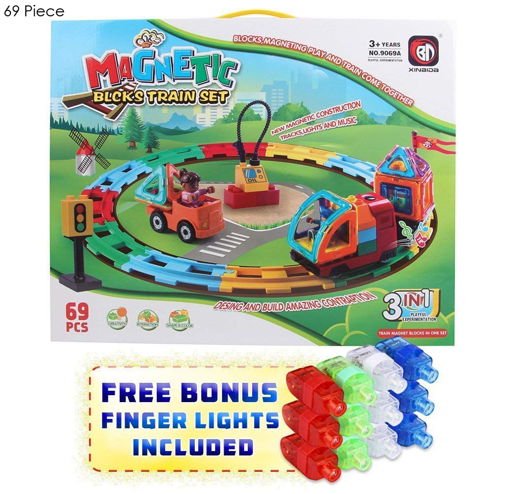 Magical Magnet Learning & Building Toy Set - 69 Piece
