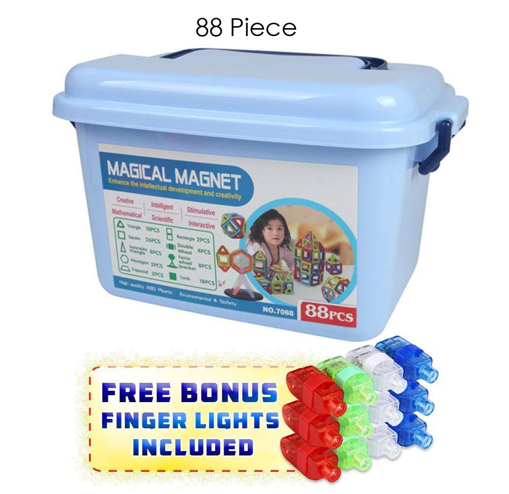 Magical Magnet Learning & Building Toy Set - 88 Piece
