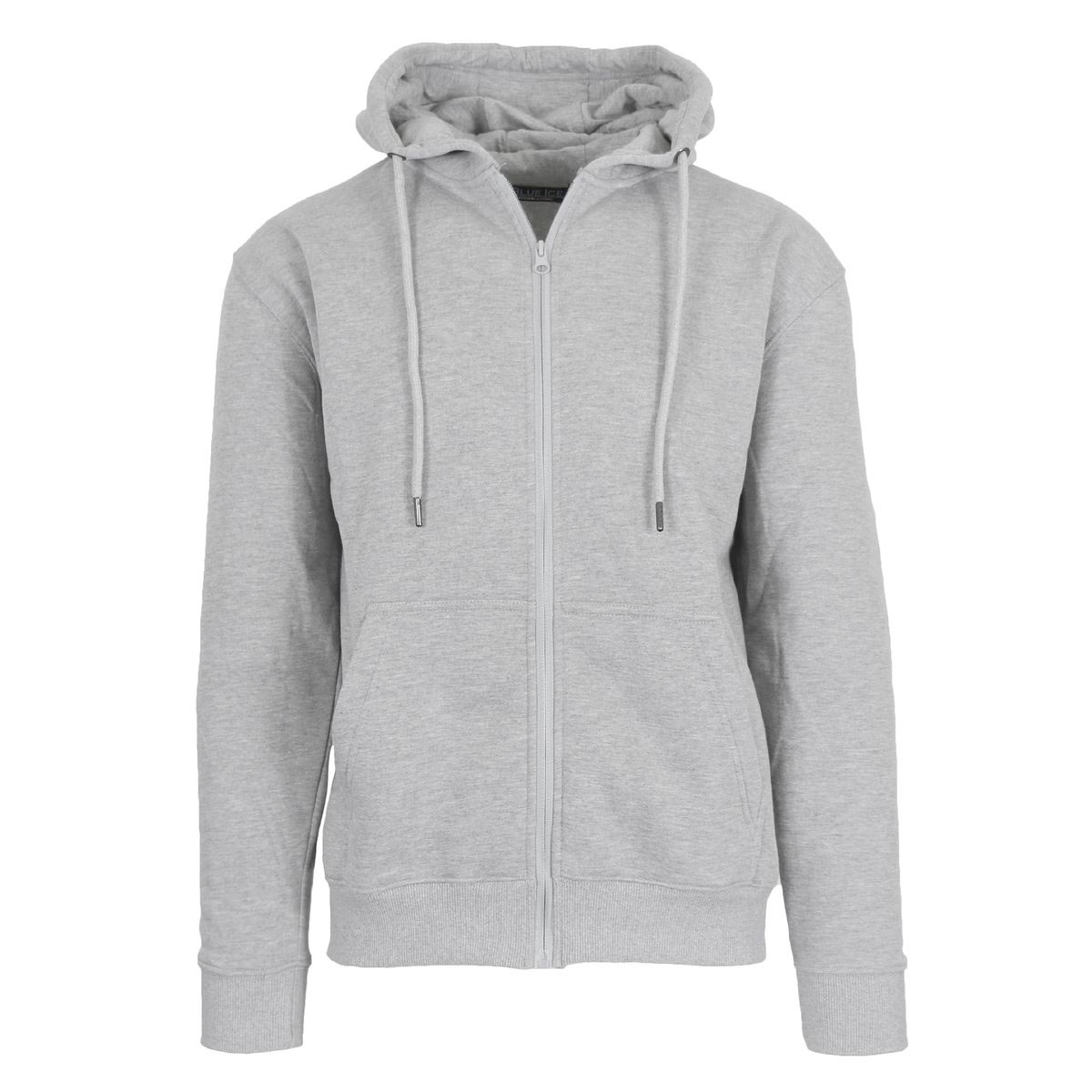 Men’s Fleece-Lined Full-Zip Hoodie (1- to 3-Pack) - J/MFH-700/ HG/XL