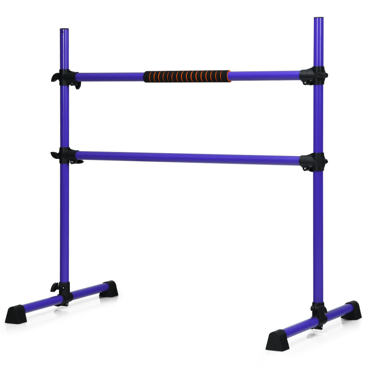 4-Foot Portable Ballet Barre with Adjustable Height - Ballet Barre pu