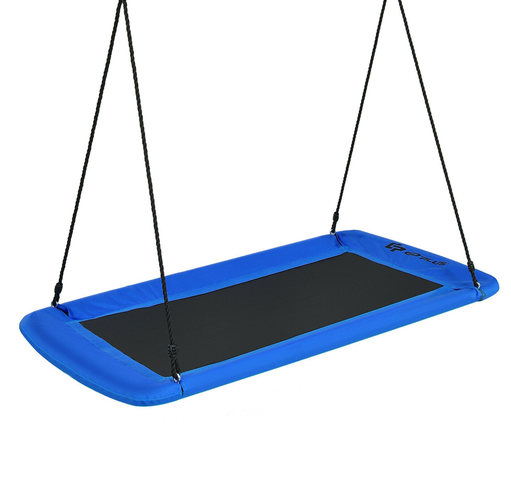 Photos - Swing / Rocking Chair Costway Giant 60-Inch Outdoor Platform Swing - Tree Swing-Blue OP70630NY 