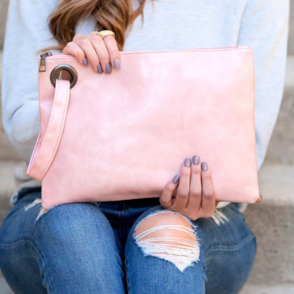 Oversized Clutch - Blush