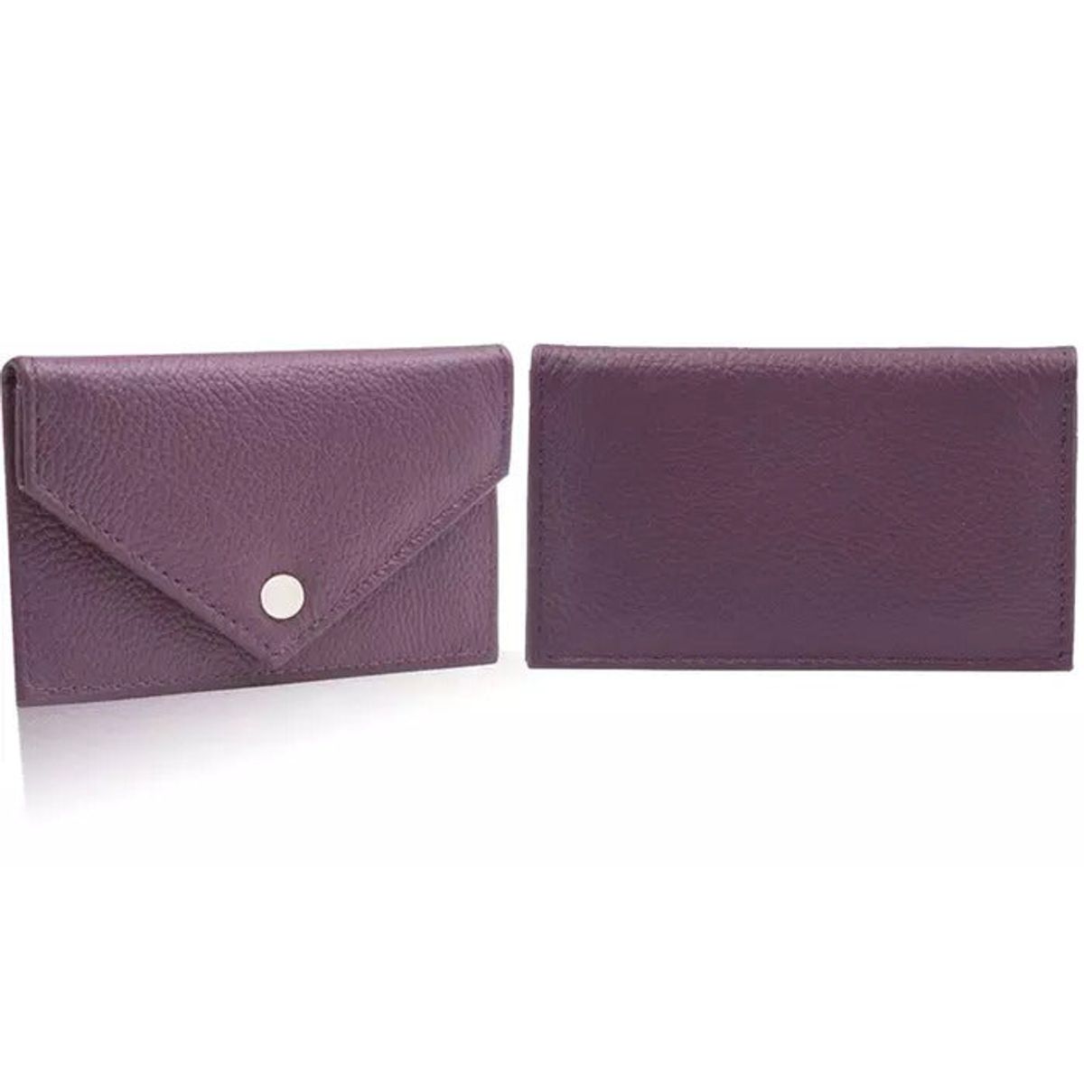 RFID-Blocking Mini Commuter Coin Purse - Purple