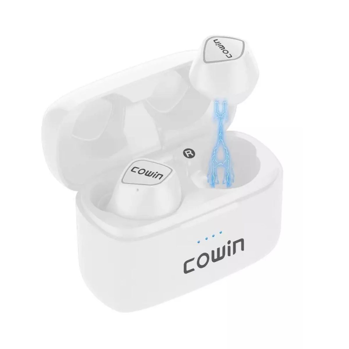 Photos - Headphones Cowin KY02 Wireless Earbuds with Microphone - White COWKY02WE 