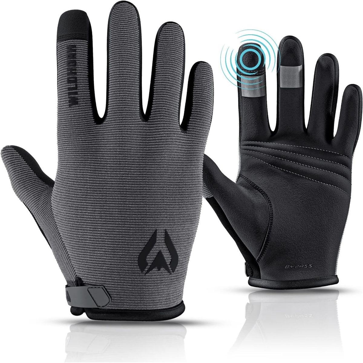 Photos - Cycling Gloves Wildhorn Wildhorn® Bypass MTB Gloves - Graphite, XS WHBPGSGY001N