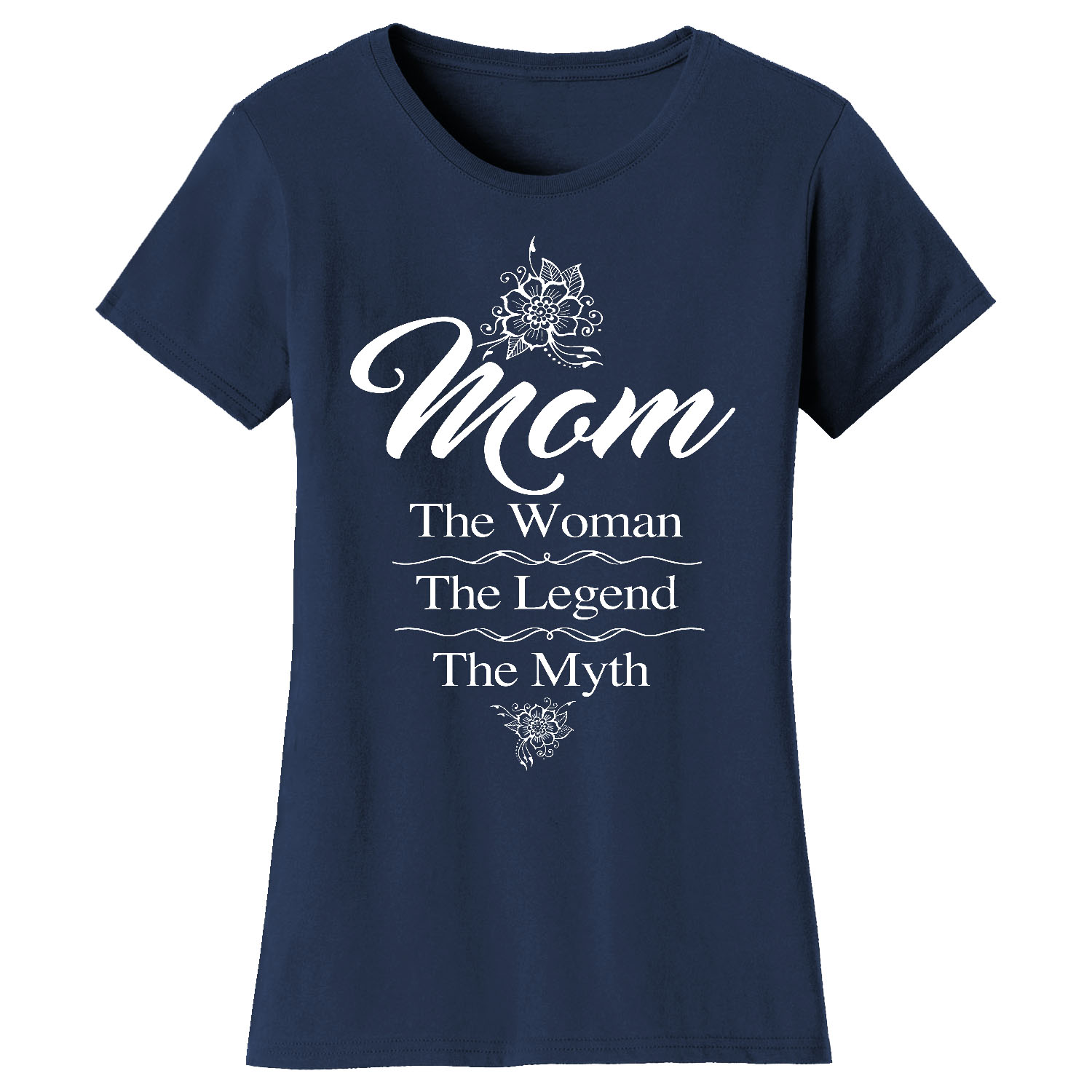 Mama Bear Mom Themed T-Shirts - Myth - Navy / 2XL