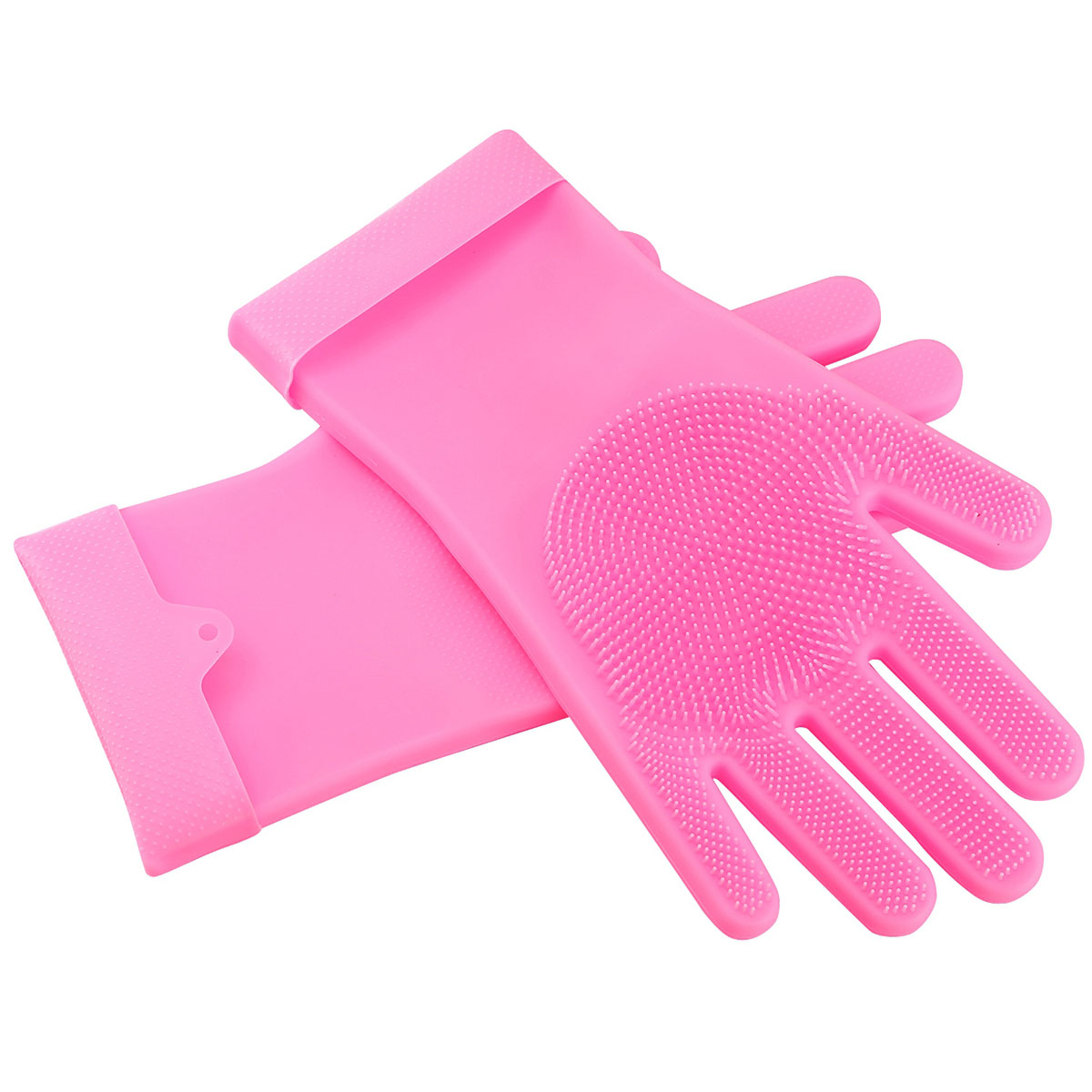 iMounTEK® Silicone Dishwashing Scrubber Gloves (1- or 2-Pack) - iMounTEK Silicone Dishwashing Gloves 2P
