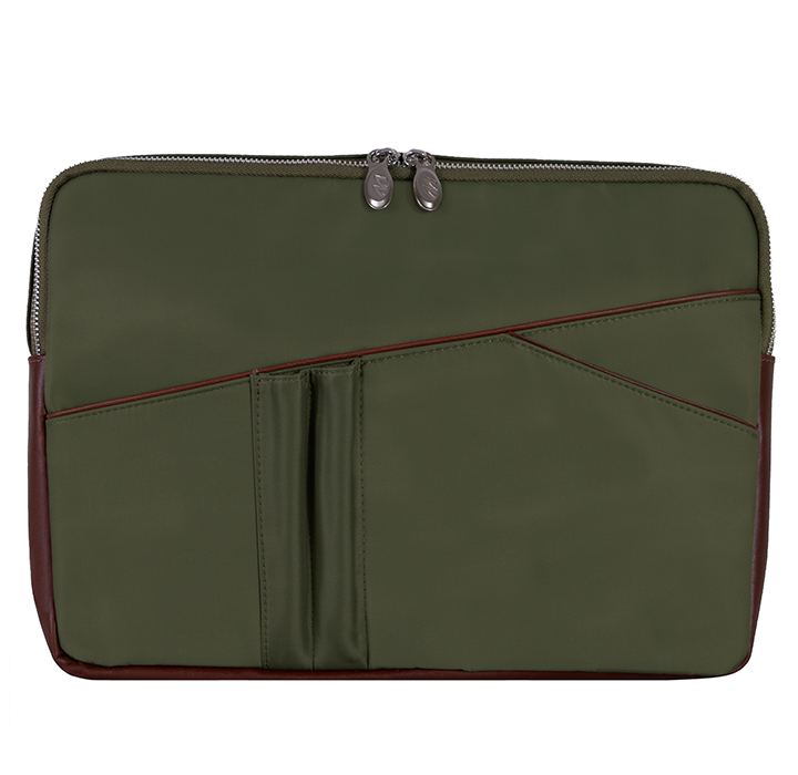 Photos - Business Briefcase McKlein McKleinUSA Auburn 15" Nano Tech-Light Nylon Laptop Sleeve - Green 18321 