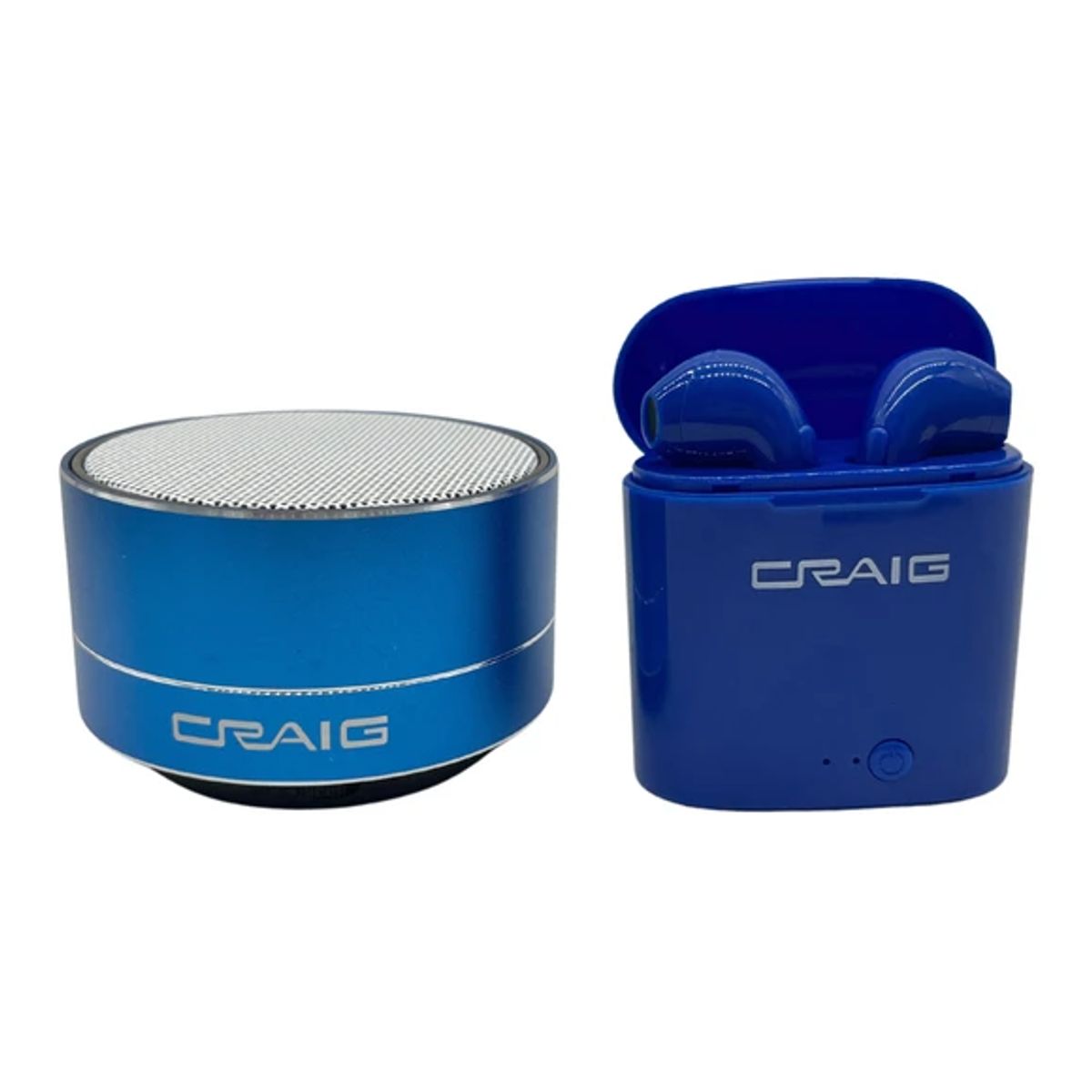 Photos - Headphones CRAIG CRAIG® 2-in-1 Wireless Bluetooth Earbuds & Speaker - Blue VSN-AG609