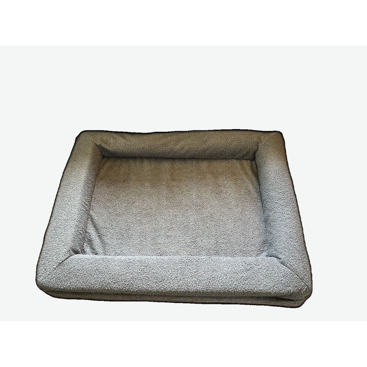 Photos - Bed & Furniture Private Label Microplush Orthopedic Bolstered Pet Bed - Bolstered Square P