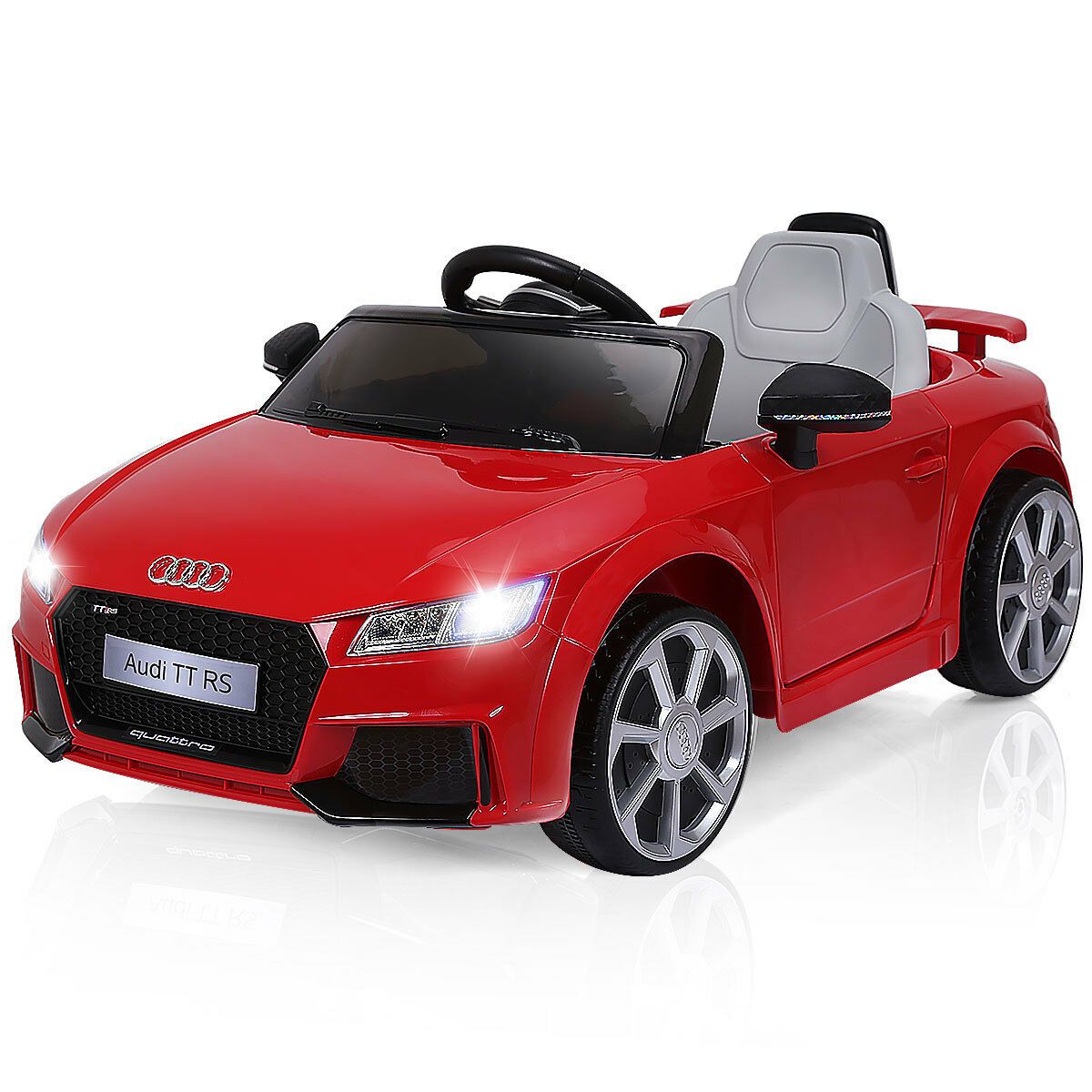 Photos - Kids Electric Ride-on Costway 12V Audi TT RS Kids Ride-On Car with Remote and MP3 - Red TY567905 
