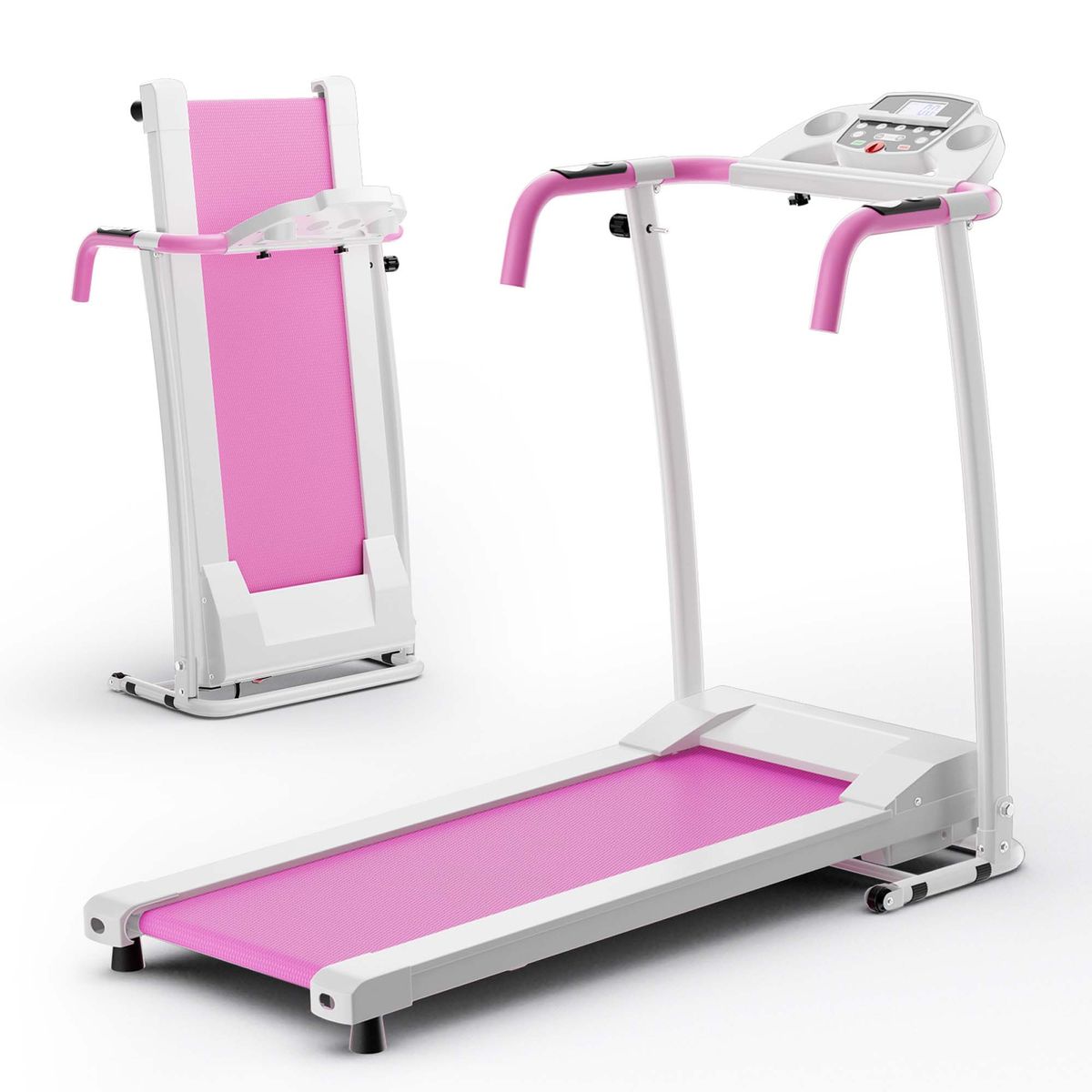 Photos - Treadmill Goplus Compact Electric Folding Running & Fitness  with LCD - Fol