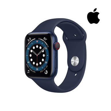 Apple® Watch Series 6, 4G LTE + GPS, 44mm – Blue Aluminum Case