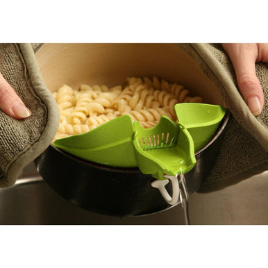 Heat-Resistant Easy Snap-on Silicone Strainer
