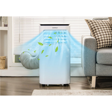 Photos - Air Conditioner Goplus 9,000BTU 3-in-1 Portable  with Fan and Dehumidifier