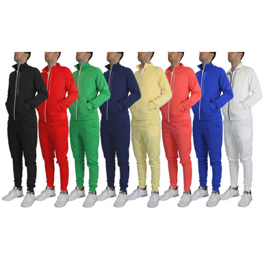 Men's Moisture-Wicking Quick-Dry Solid Tracksuit