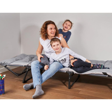 Folding Outdoor 4-Position Camping Cot, Pad, and Pillow by Zone Tech®