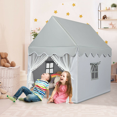 Photos - Playhouse / Play Tent Goplus Kids' Indoor Play Tent with Mat HW67016GR