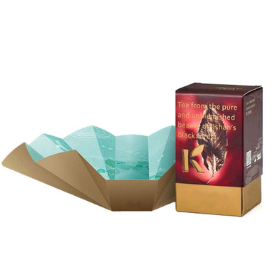 1.7-Ounce Handpicked Loose Leaf Black Forest Tea Lotus Flower Gift Box Set