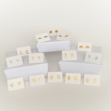 Minimalist Stud Earrings