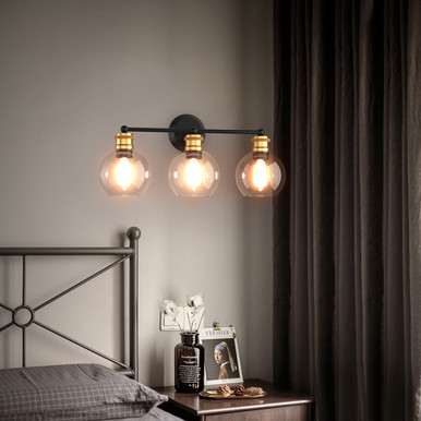 Photos - Chandelier / Lamp Goplus 3-Light Bathroom Vanity Light EP24543US