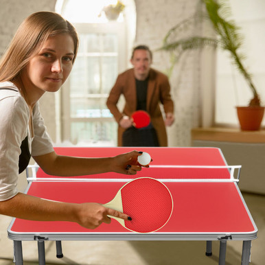 Indoor Portable PingPong Table with Accessories