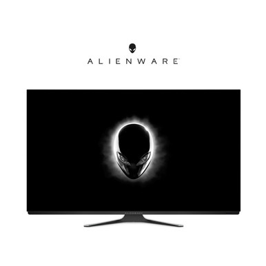 Photos - Monitor Dell Alienware  Alienware 55" UHD 4K OLED Gaming  True Life Colors  