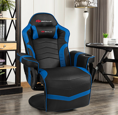 Massaging Swivel Gaming Recliner