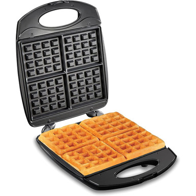 Photos - Toaster Complete Cuisine Compact Belgian Waffle Iron with Indicator Lights CC-WF44