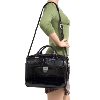 Photos - Business Briefcase McKlein USA McKlein USA® SETTEMBRE 15-Inch Medium Leather Laptop Briefcase, # 3552 35525
