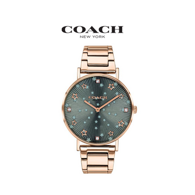 Photos - Wrist Watch Coach Women's Perry Black Dial Watch 14503524 