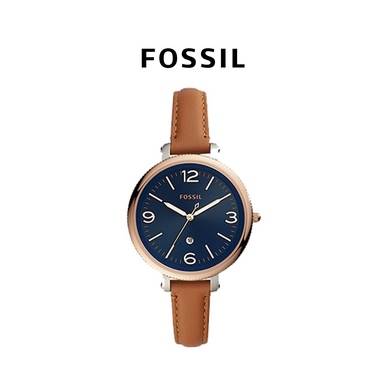 Photos - Wrist Watch FOSSIL Women's Classic Blue Dial Watch ES4923 