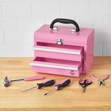 Photos - Role Playing Toy Member's Mark Member's Mark™ 11-Inch Toolbox with 5-Piece Tool Set CL19396