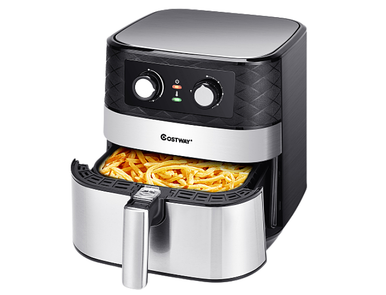 Photos - Fryer Goplus Stainless Steel 1700W Electric 5.3 QT Hot Air  EP24808US-BK