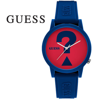 Photos - Wrist Watch GUESS ® Men's Classic Red Dial Watch, 42mm, V1041M4 V1041M4 