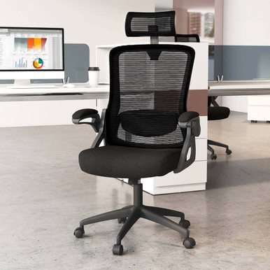 Photos - Computer Chair Costway Ergonomic Office Chair with Adjustable Lumbar Support HCST02082 