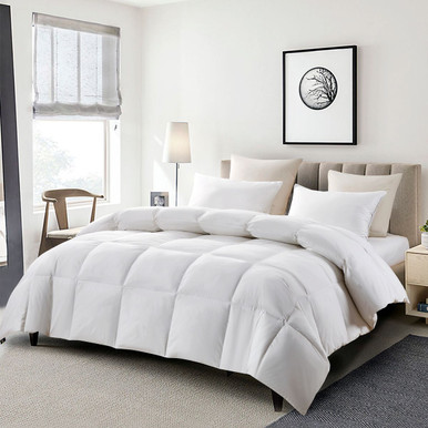 Serta Goose Feather and Down Fiber Comforter