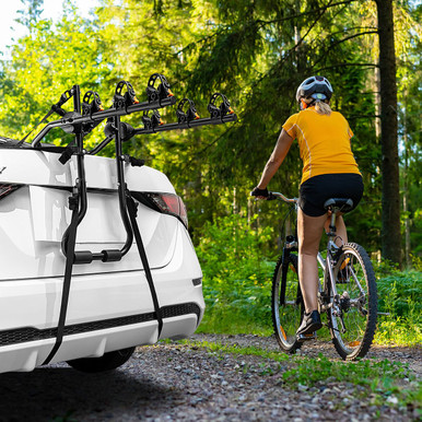3-Bike Trunk-Mounted Bike Rack - Pick Your Plum