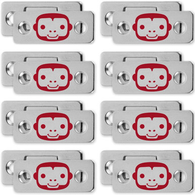 RUBY Monkey Magnets - Cabinet and Drawer Magnet Set
