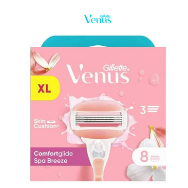 Photos - Razor / Razor Blade Gillette Venus Comfortglide Spa Breeze Razor Blade Refills  -1 (8 count)