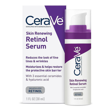 CeraVe Anti-Aging Retinol Serum For Face, 1oz (2-Pack)