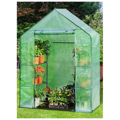 Photos - Greenhouses Goplus Portable Outdoor Mini Walk-in 4-Tier Greenhouse GT2663