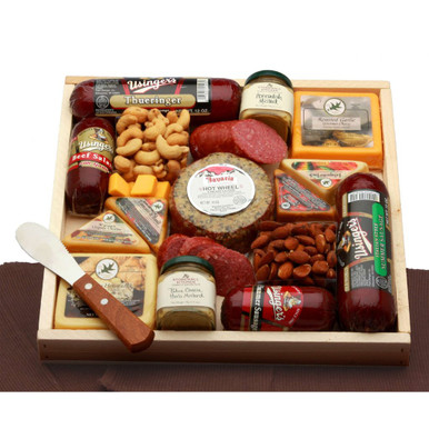 Deluxe Meat & Cheese Lovers Sampler Tray