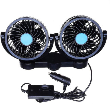 Photos - Fan Private Label Quiet Dual Auto Electric Cooling Air  for Rear Seat EL002