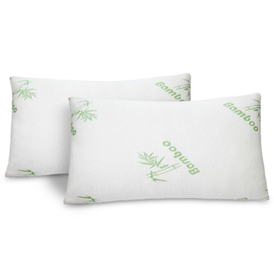 Photos - Pillow New Home NewHome NewHome™ Bamboo Memory Foam   - Queen 2PCHGGIFTBAMBO (2-Pack)