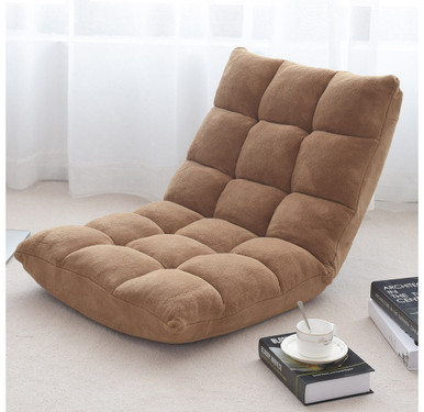 Adjustable 14-Position Microsuede Floor Chair