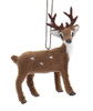 Furry Spotted Brown Buck - Deer Ornament Buck Right Side
