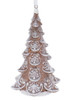 3-D Old Fashioned Frosty Gingerbread Tree Ornament