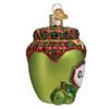 Jar Of Olives Glass Ornament Side