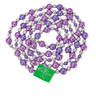 Purple and Silver Round Beads Garland  Full View